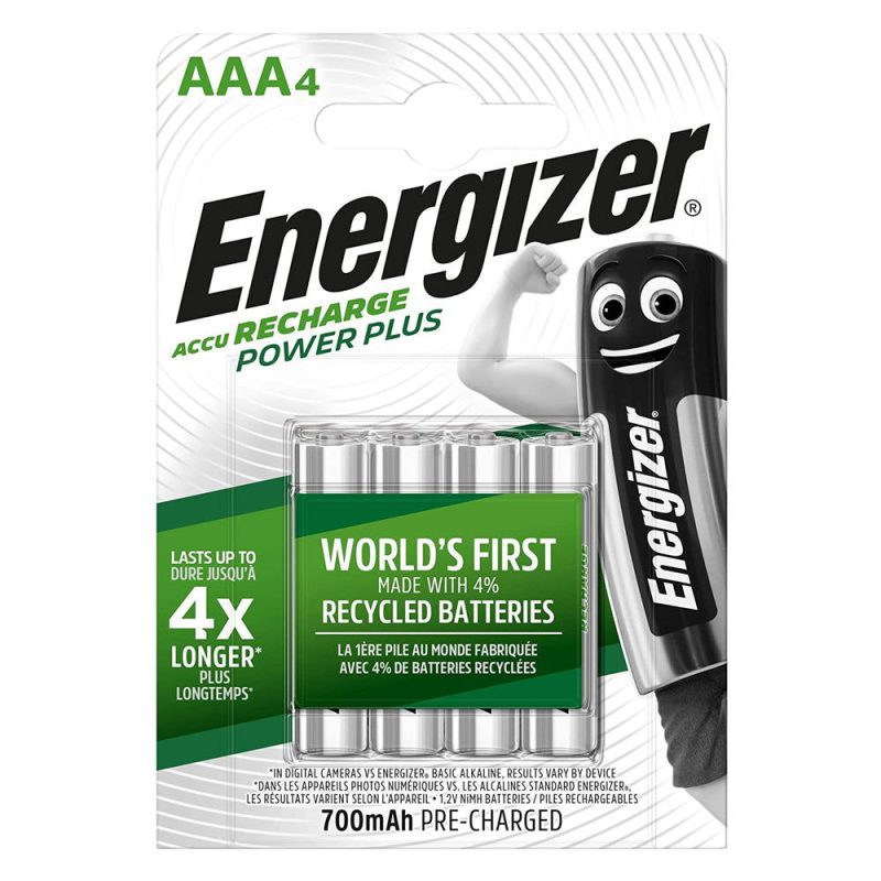 Energizer AAA 700mAh Battery Rechargeable Pre-Charged Batteries - TradeNRG UK