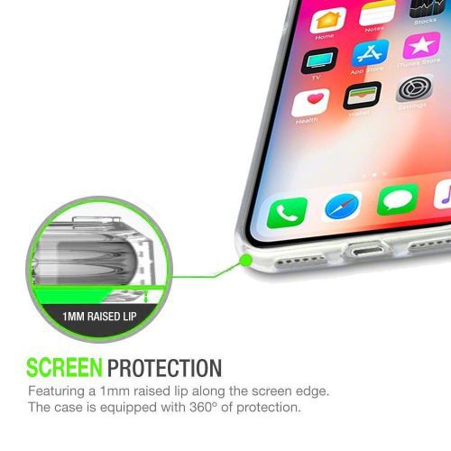 iPhone X Transparent Gel Case Cover TradeNRG UK 6570654