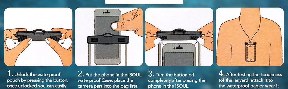 iSOUL Waterproof case putting mobile EBC 4